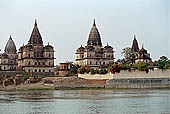 Orchha - Royal Chattris (cenotaphs)